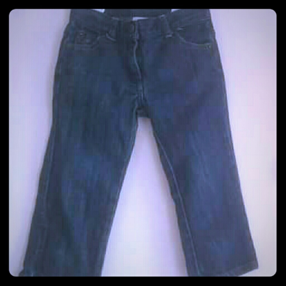 Janie and Jack Toddler Girl Jeans sz 2T Dark Wash